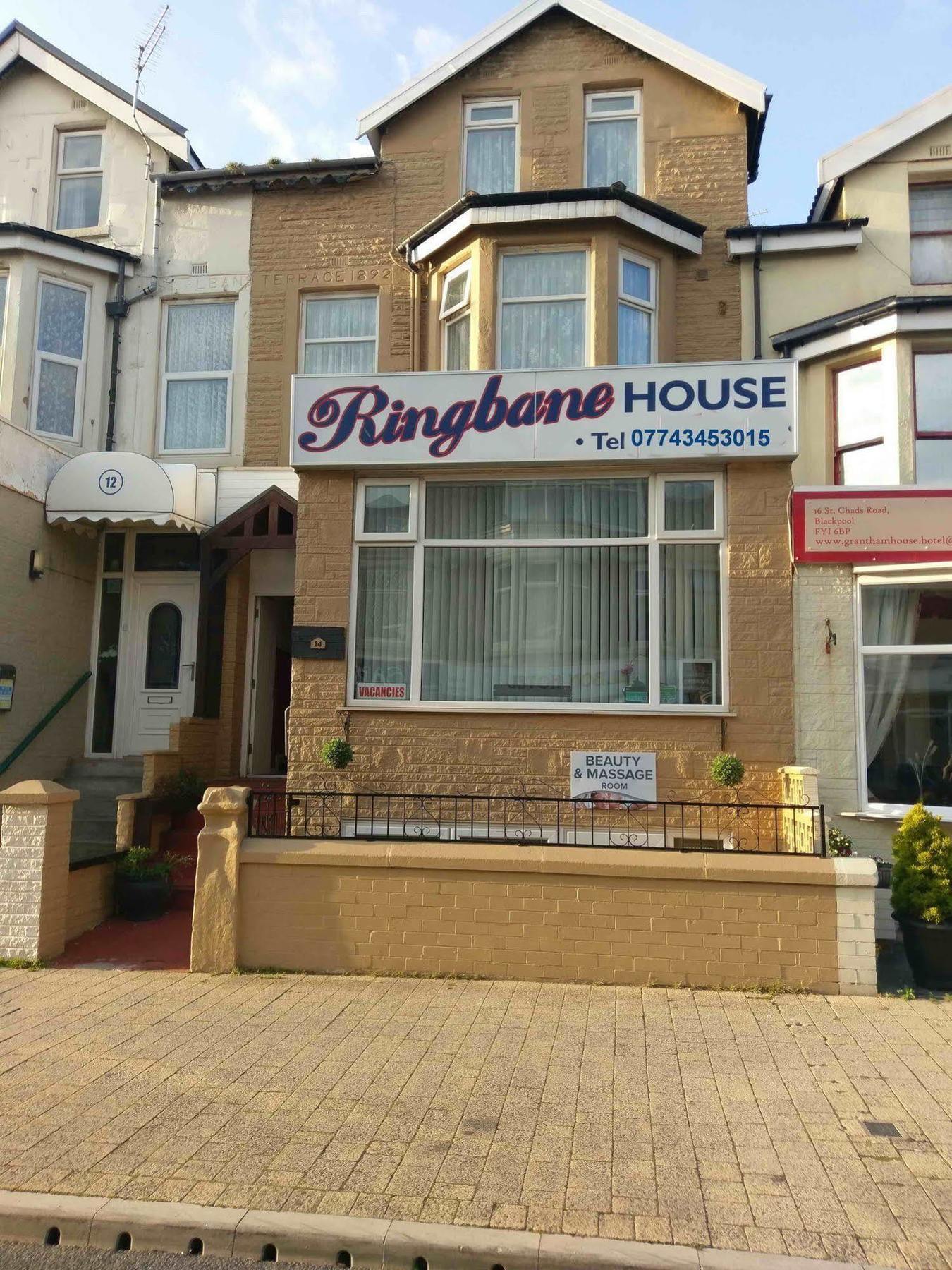Ringbane House Bed & Breakfast Blackpool Exterior photo